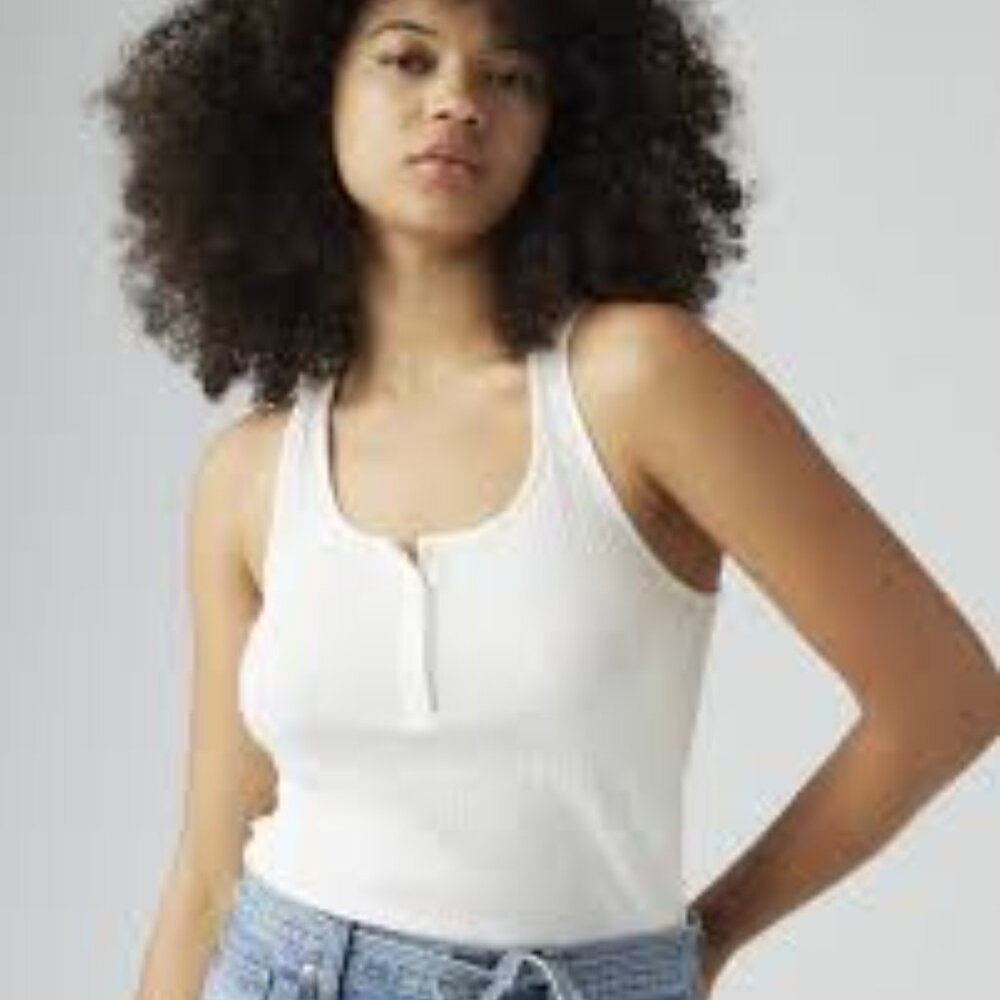 NWT Levi’s VACATIONER RIBBED TANK TOP size xs